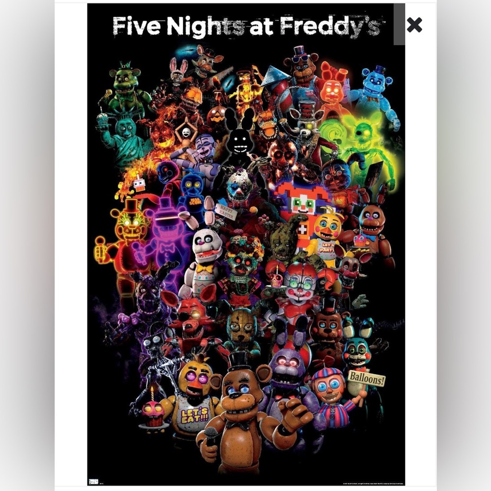 Five nights at Freddy’s special delivery collage